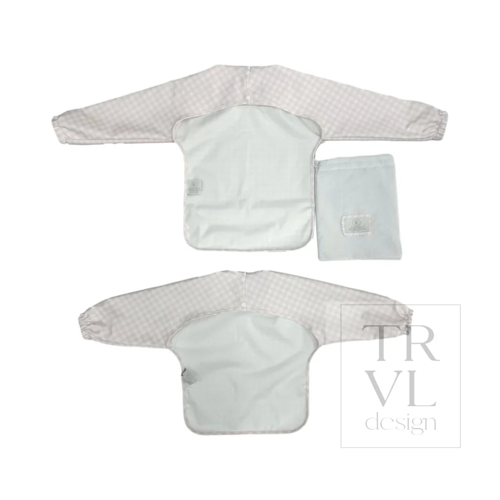 Perfect Smock Bib Pink Check