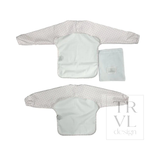 Perfect Smock Bib Pink Check