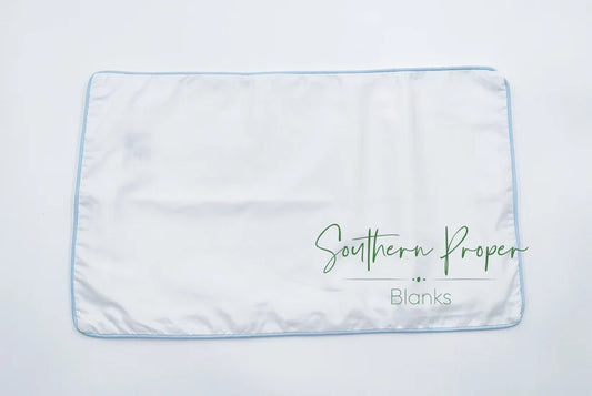 Blue Trim Pillow Case