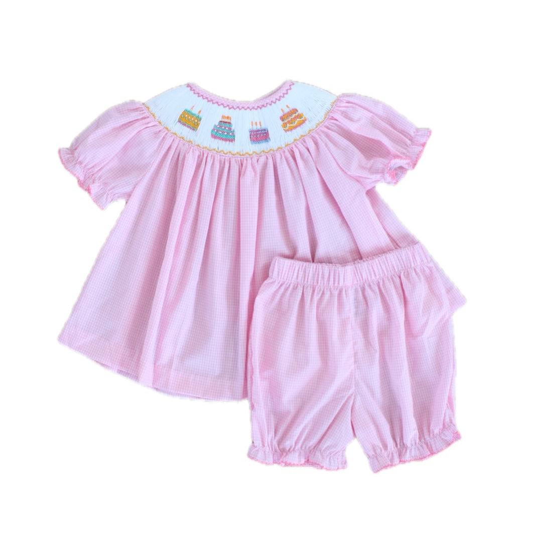 Pink Birthday Bloomer Set