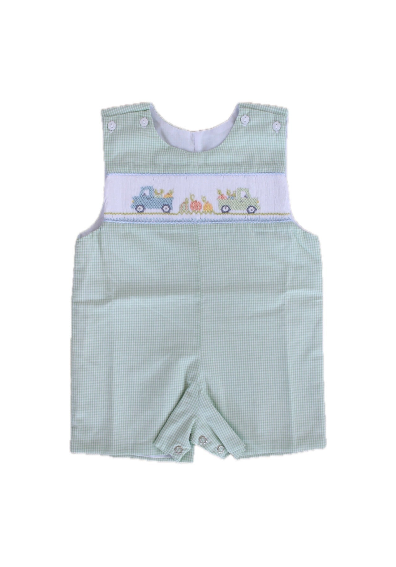 Sage Pumpkin Smocked JonJon