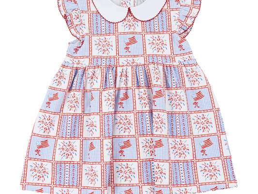 Patriotic Patchwork Dress