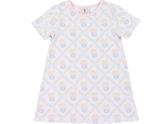 Petals and Porcelain Swing Dress