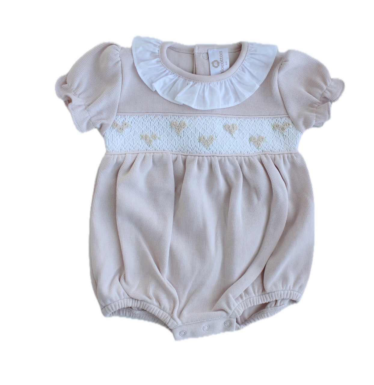 Blush Bubble Smocked Knit