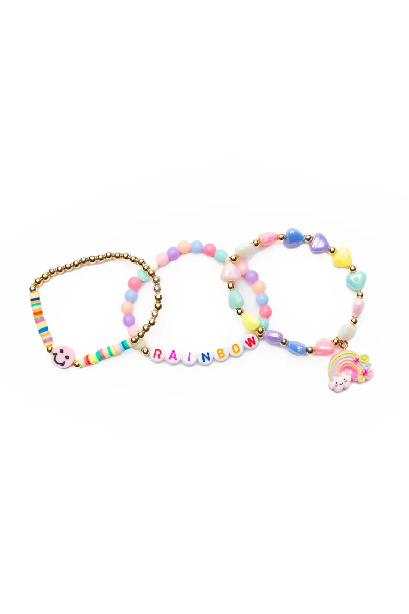 Rainbow Smiles Bracelet Set (3pc)