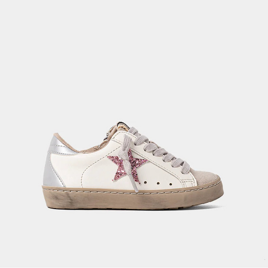 Rose Glitter Paula Mini Sneaker