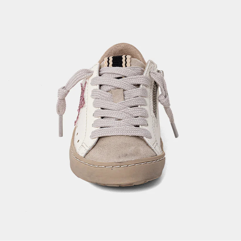 Rose Glitter Paula Mini Sneaker