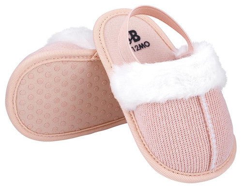 Pink Baby Slipper 6-12m