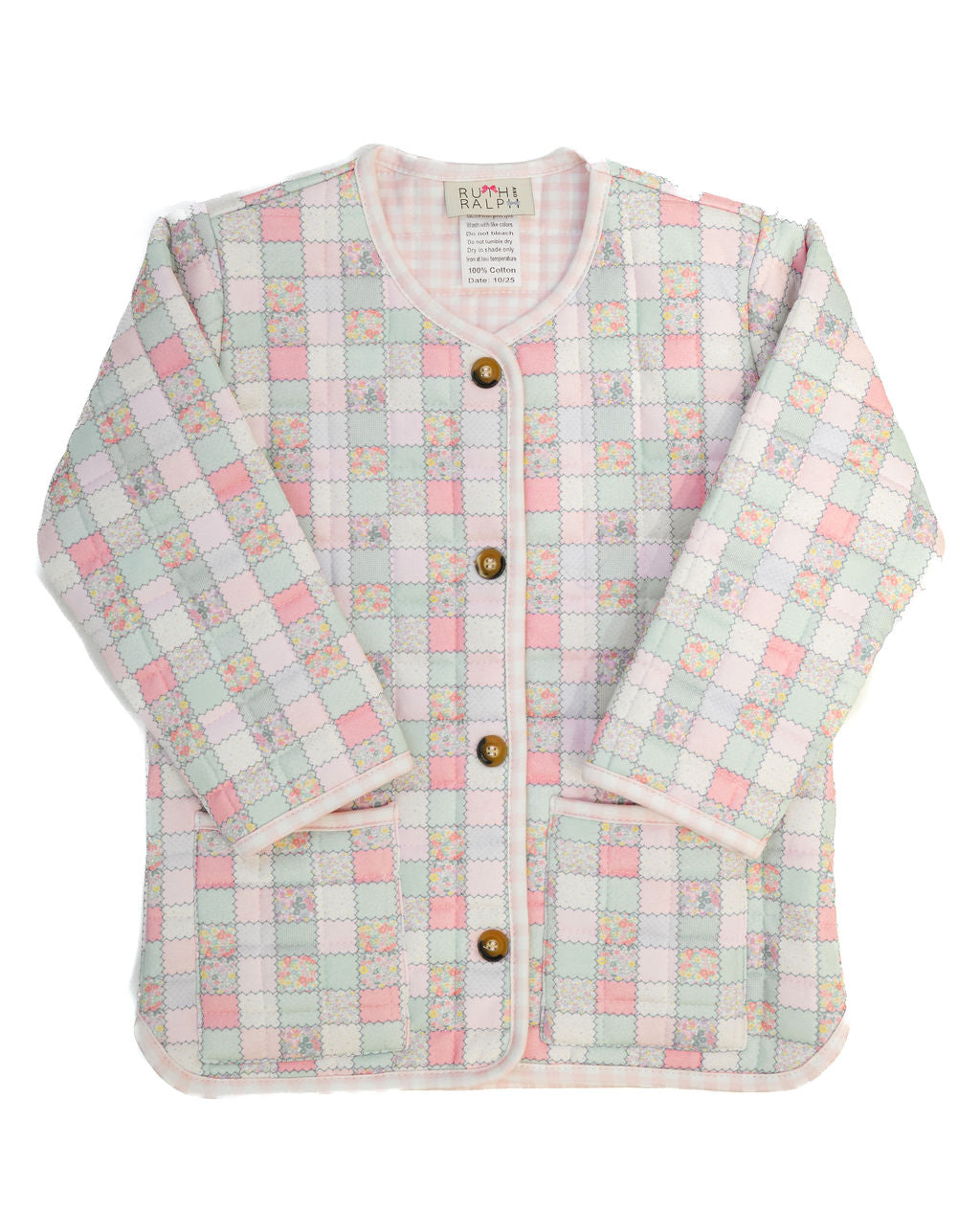 Patchwork Girl Coat
