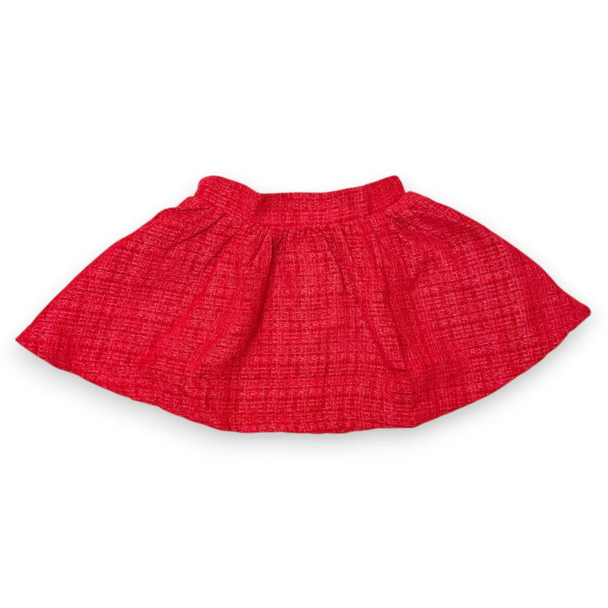Sophie Red Tweed Skirt