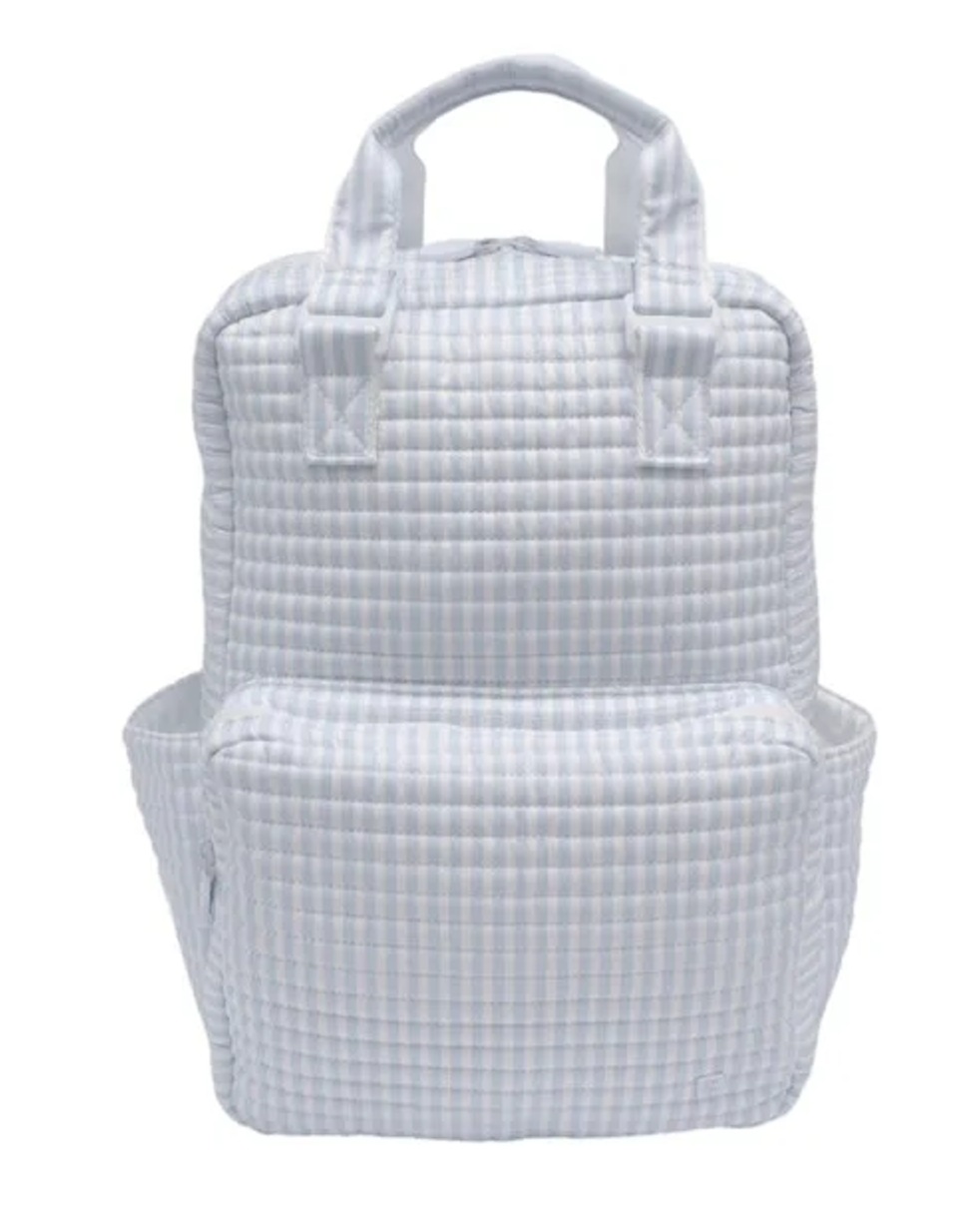 Quilted Diaper Bag - Blue