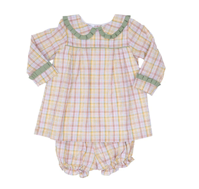 Harvest Plaid Bloomer Set