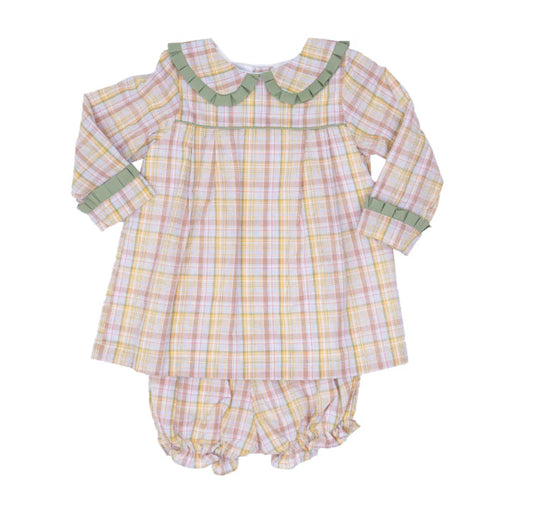 Harvest Plaid Bloomer Set