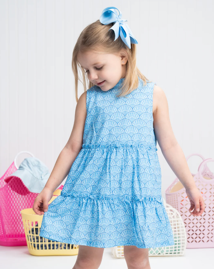 Addison Blue Shells Dress