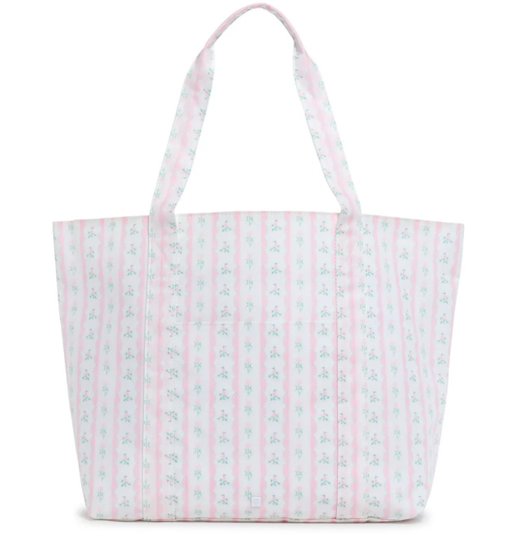 Jumbo Tote Ribbion Floral