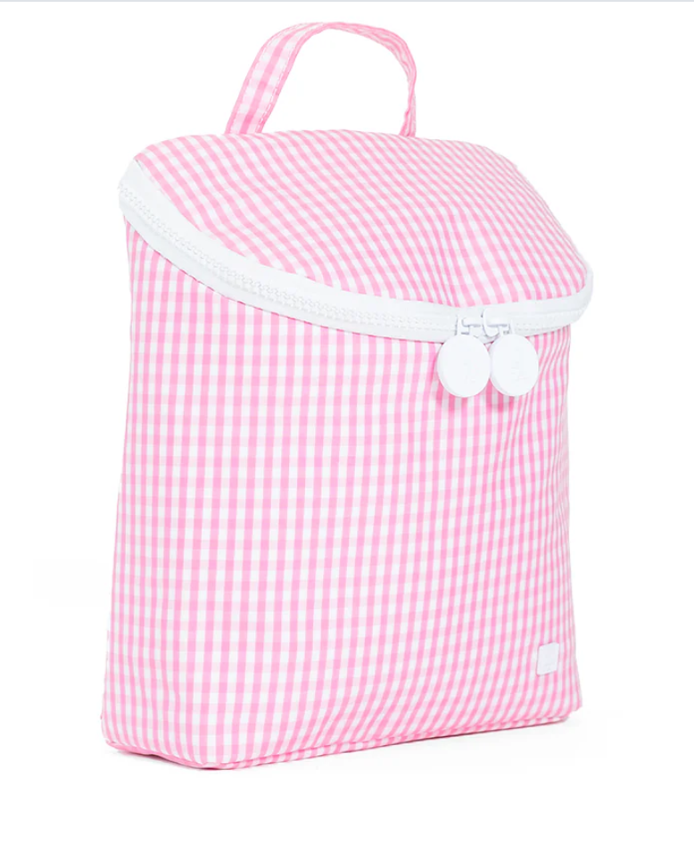 Pink Gingham Lunch Bag