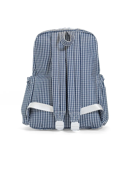 Navy Gingham Backpacker