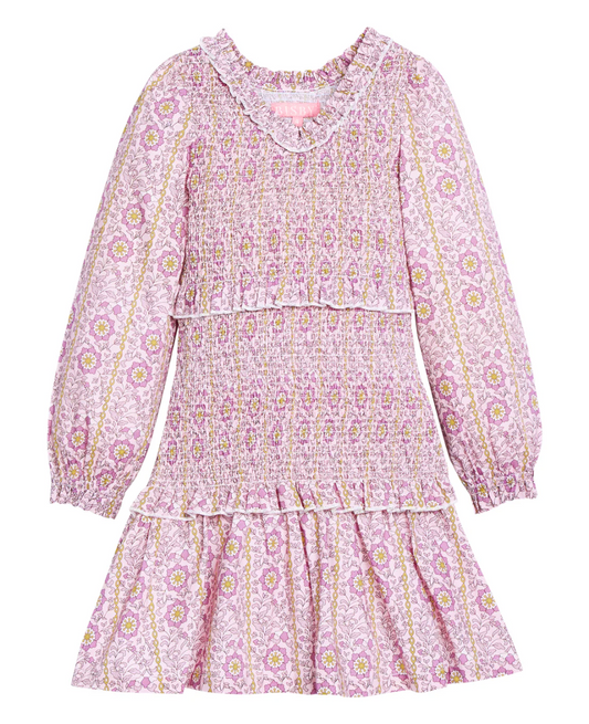 Indie Violet Vines Dress