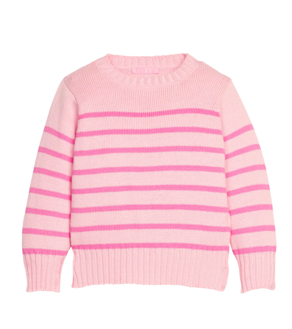 Pink Striped Sweater