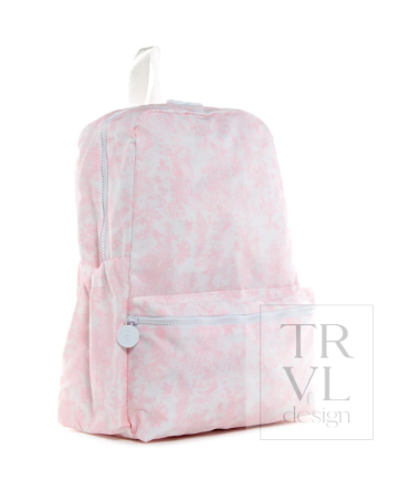 Backpacker Bunny Toile Pink