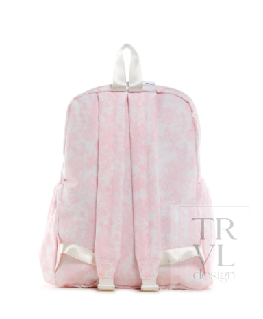 Backpacker Bunny Toile Pink