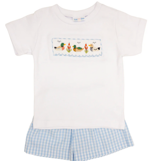 Mallard Smocked Short Set