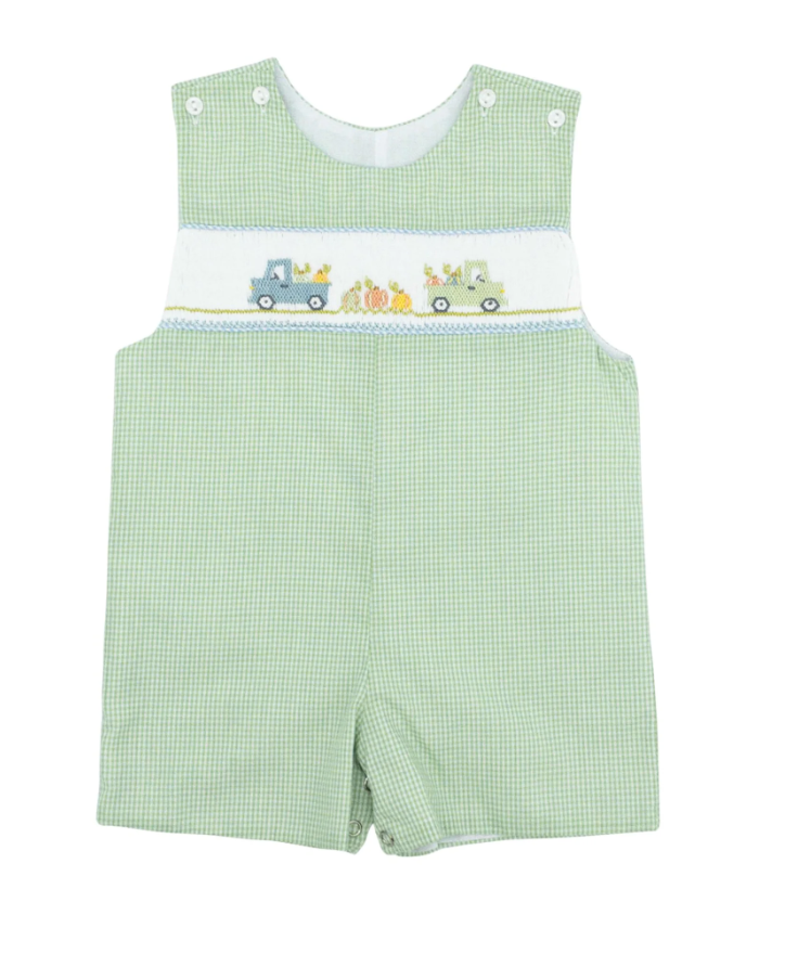Sage Pumpkin Smocked JonJon