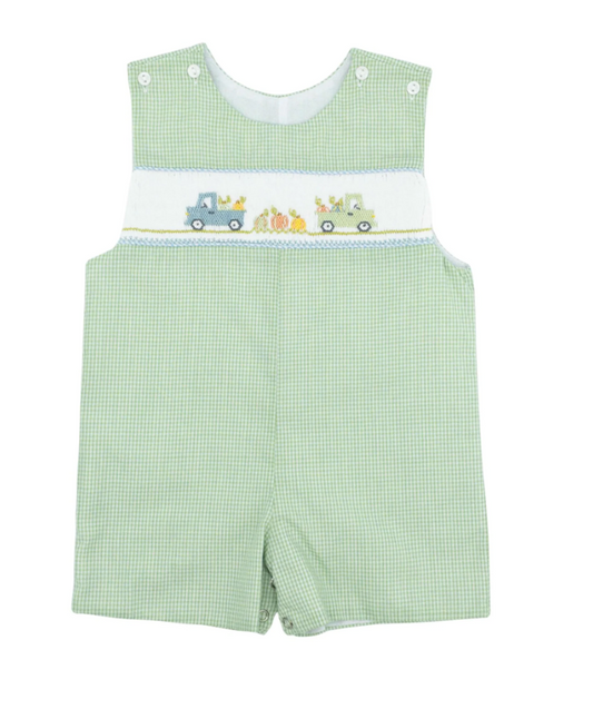 Sage Pumpkin Smocked JonJon