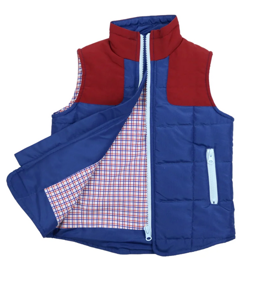 Trinity Plaid Vest