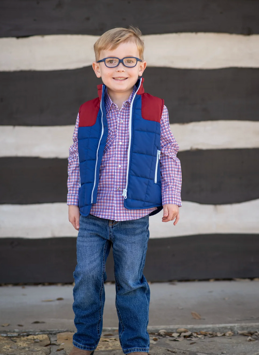 Trinity Plaid Vest