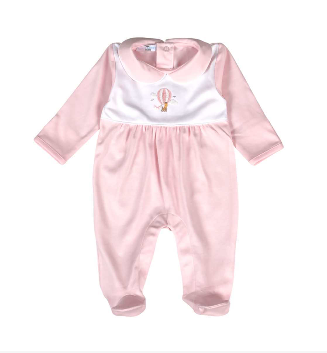 Pink Balloon Ride Footie