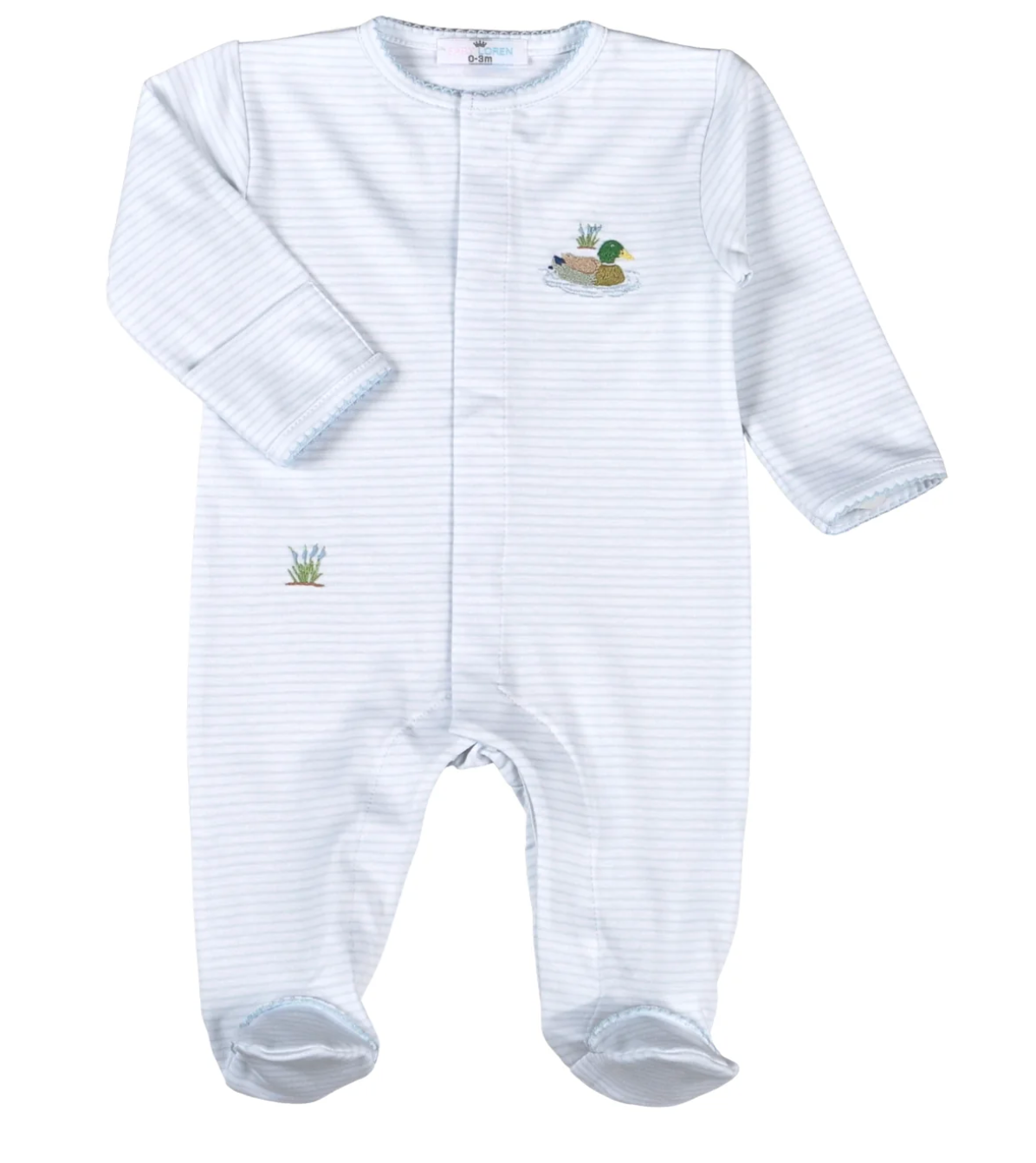 Blue Mallard Pima Footie