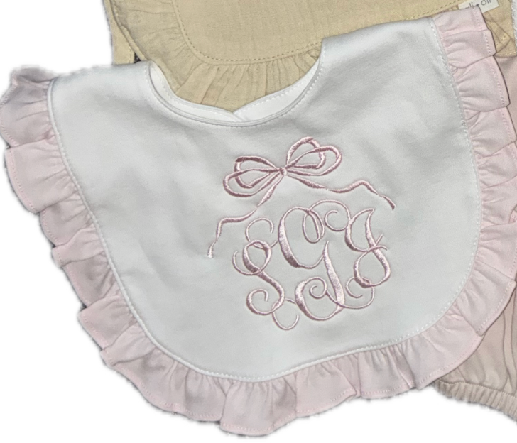Baby Sawyer Pink Bib
