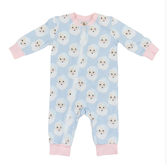 Santa Baby Girls Pink Zippy Lounge