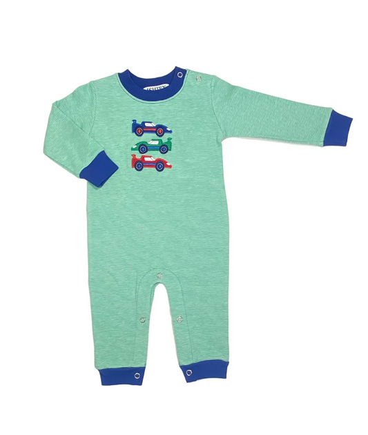 Race Car Boys Romper