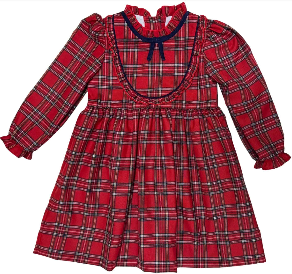Red Plaid Brianne Dress