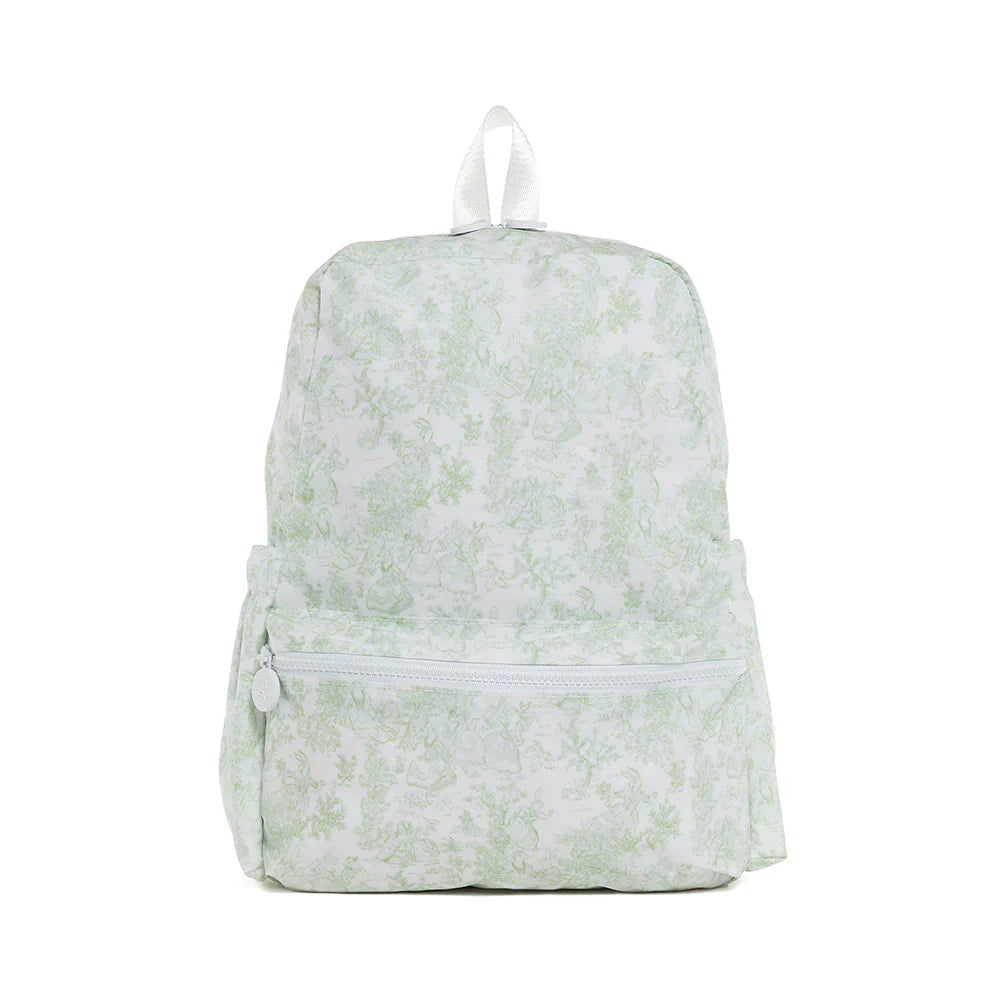 Green Bunny Toile Backpacker