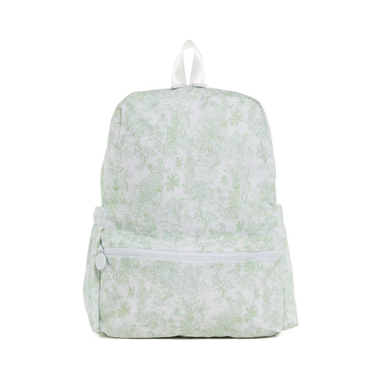 Green Bunny Toile Backpacker