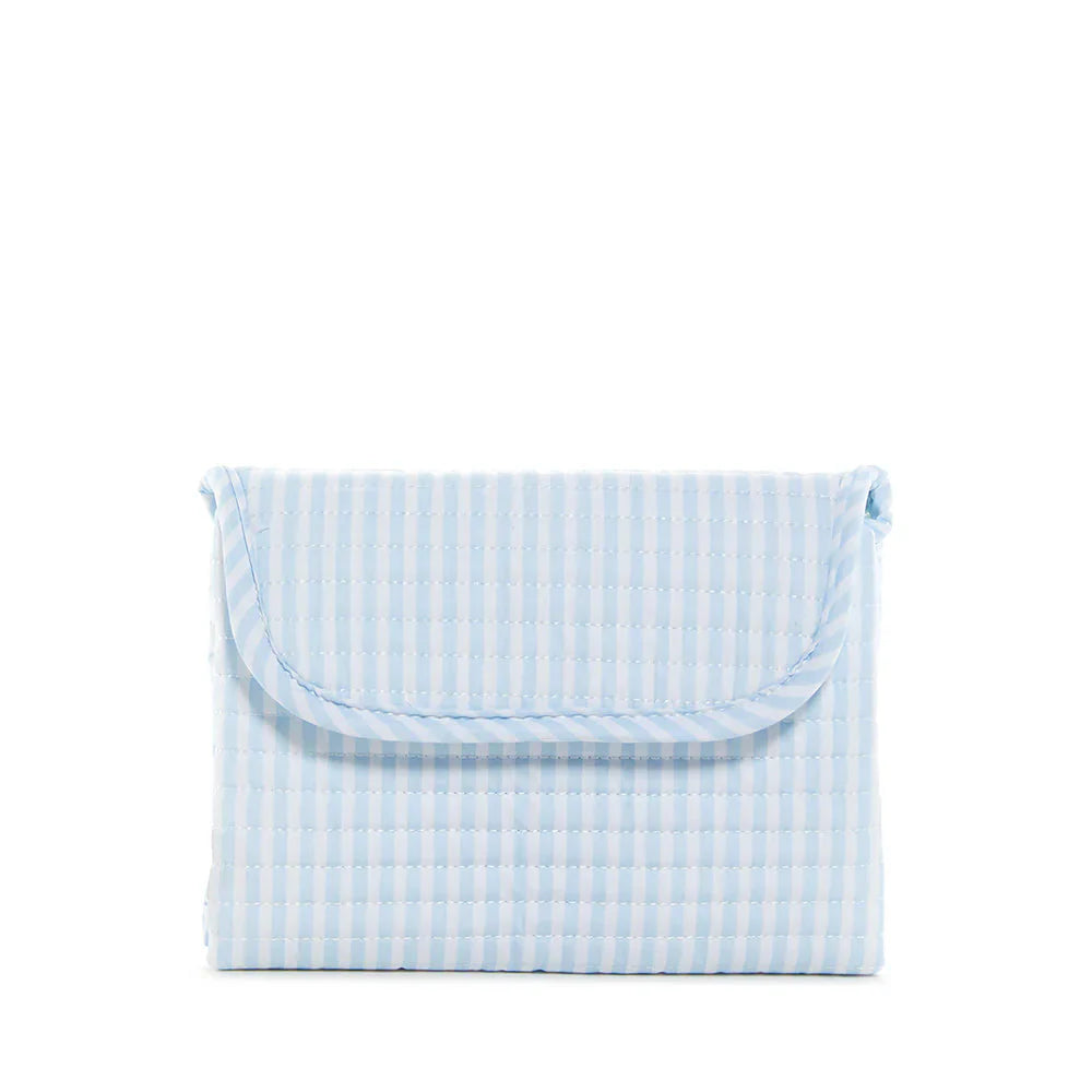 Blue Quilted Changing Pad