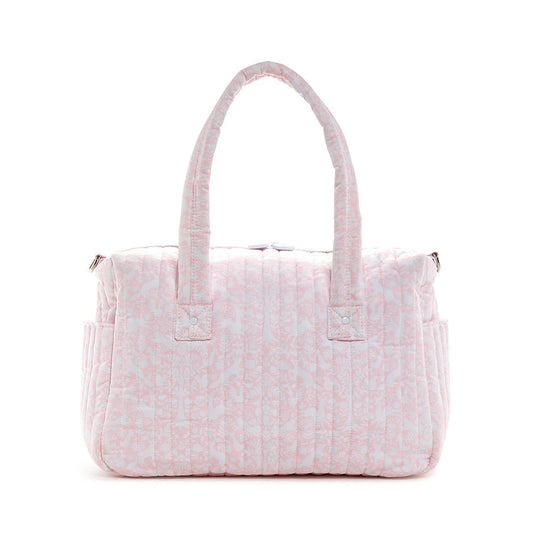 Woodland Pink Quilted Stroller Bag