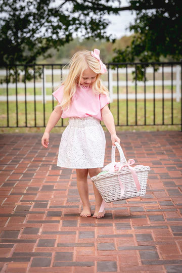 White Eyelet Skirt