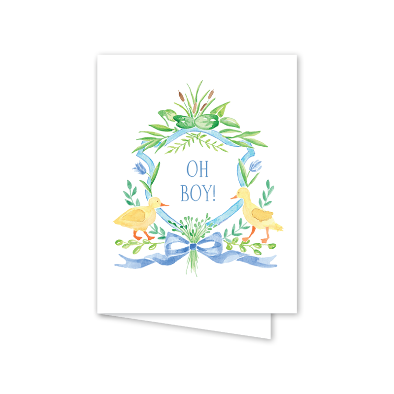 Little Duckling Blue Card