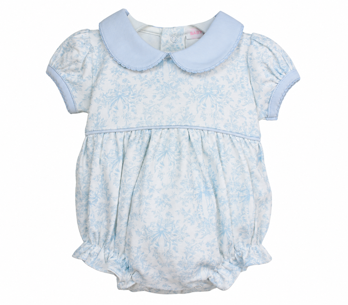 Blue Toile SS Bubble