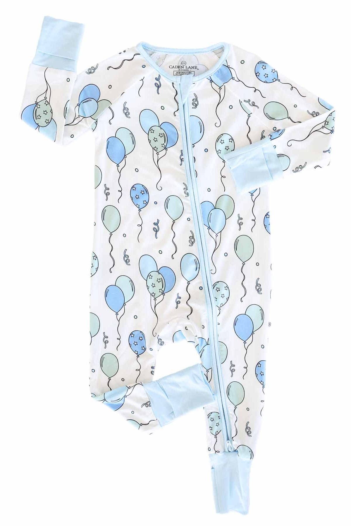 Party Time  Zip Romper | Blue
