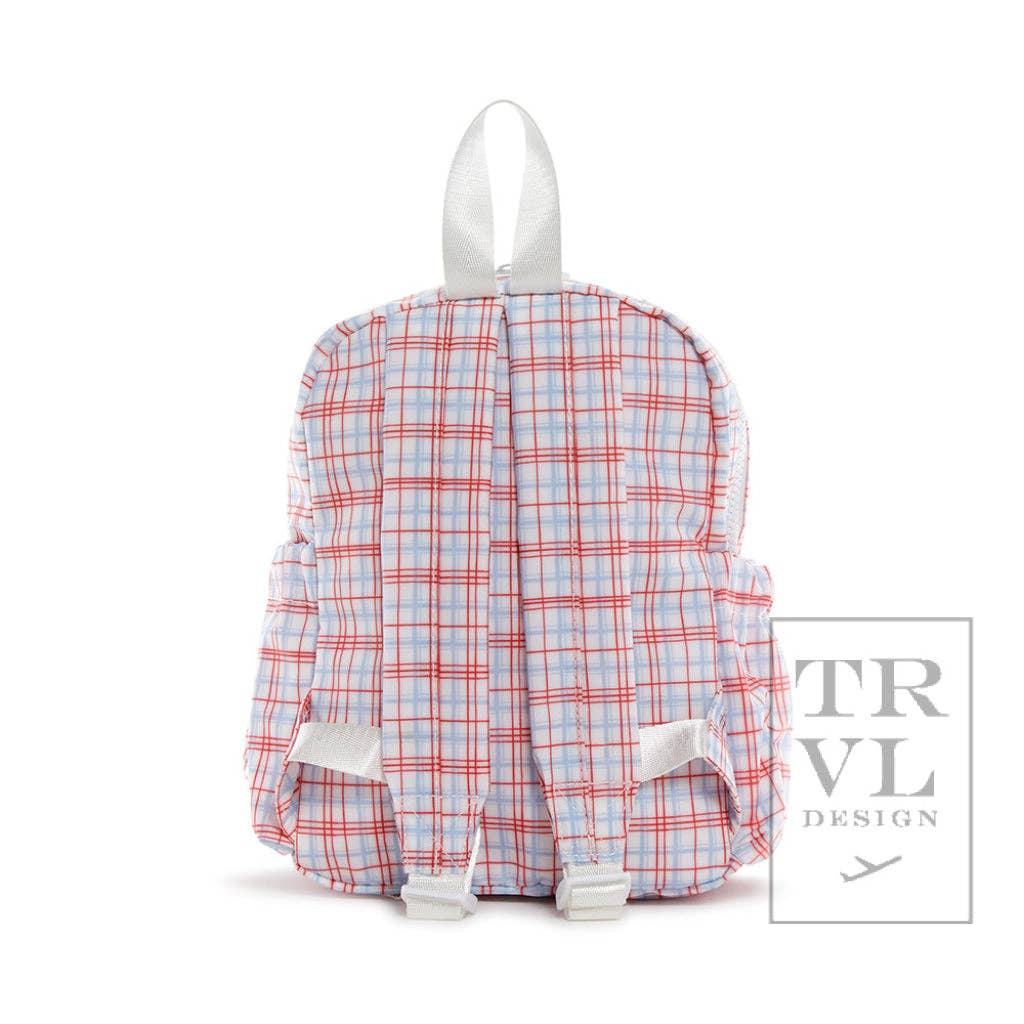 Red Plaid Mini Backer