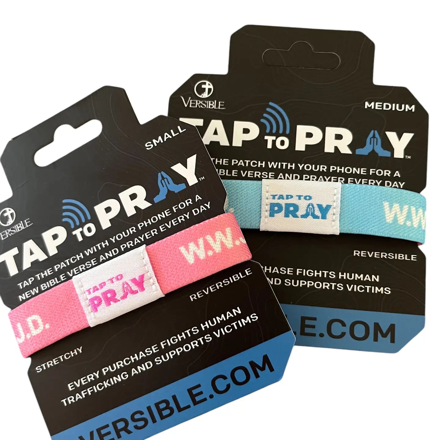 Tap to Pray - Blue & Pink