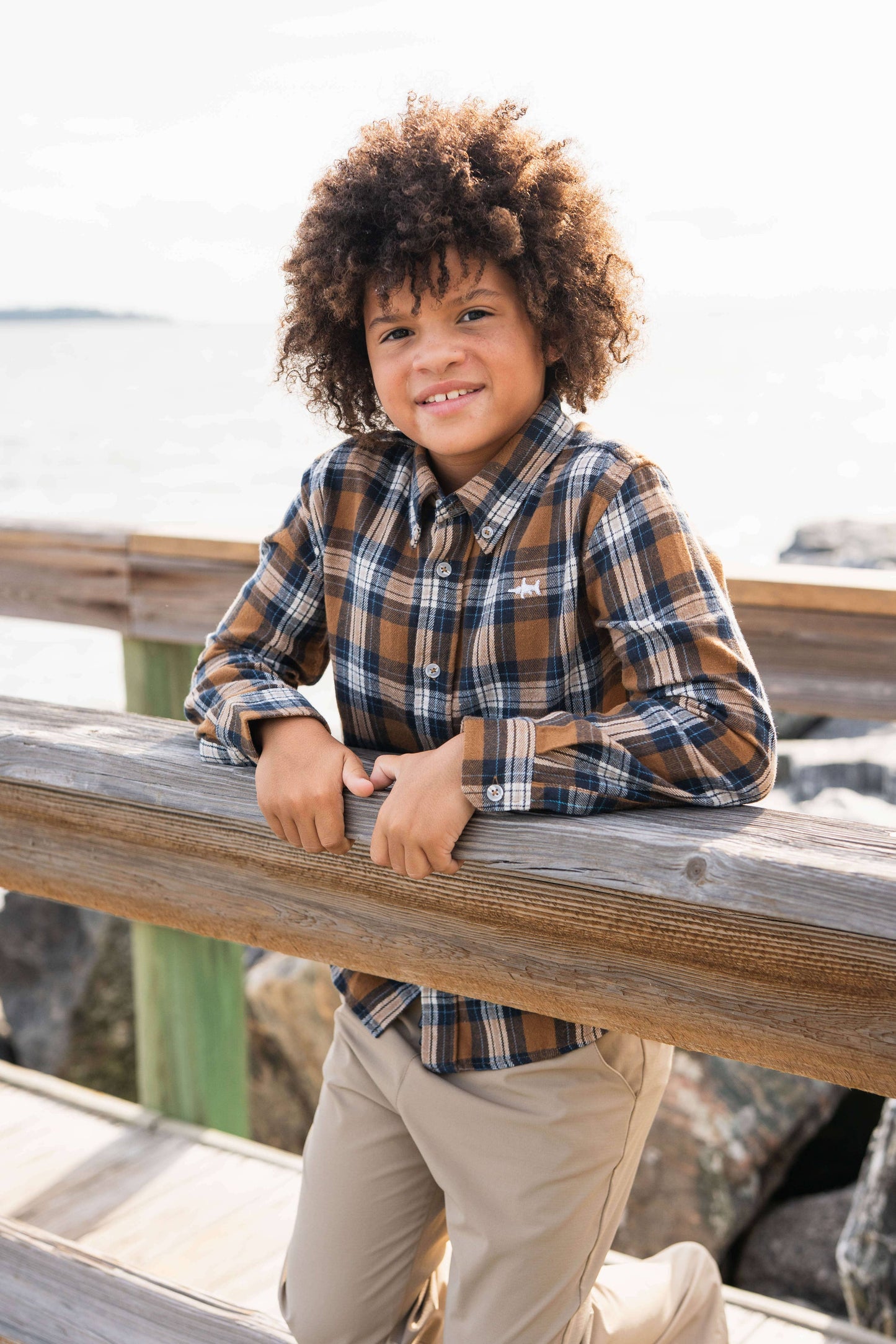 Camel Boys Flannel