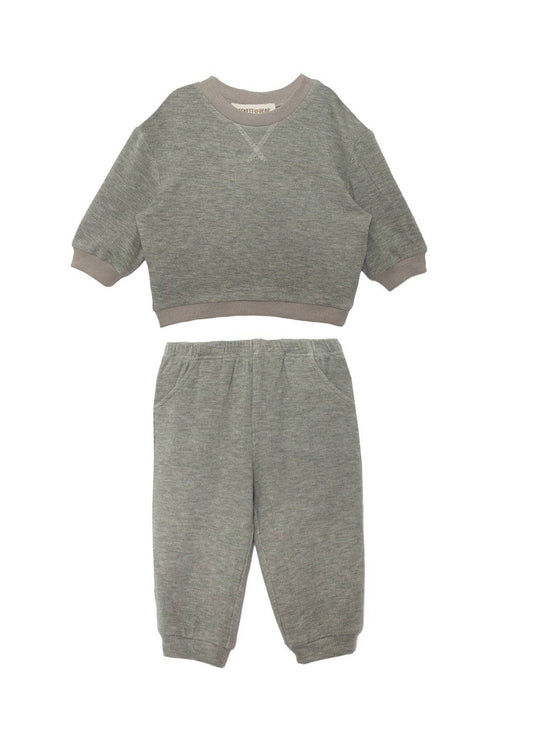 Miles Two Piece Set: Green / 18M