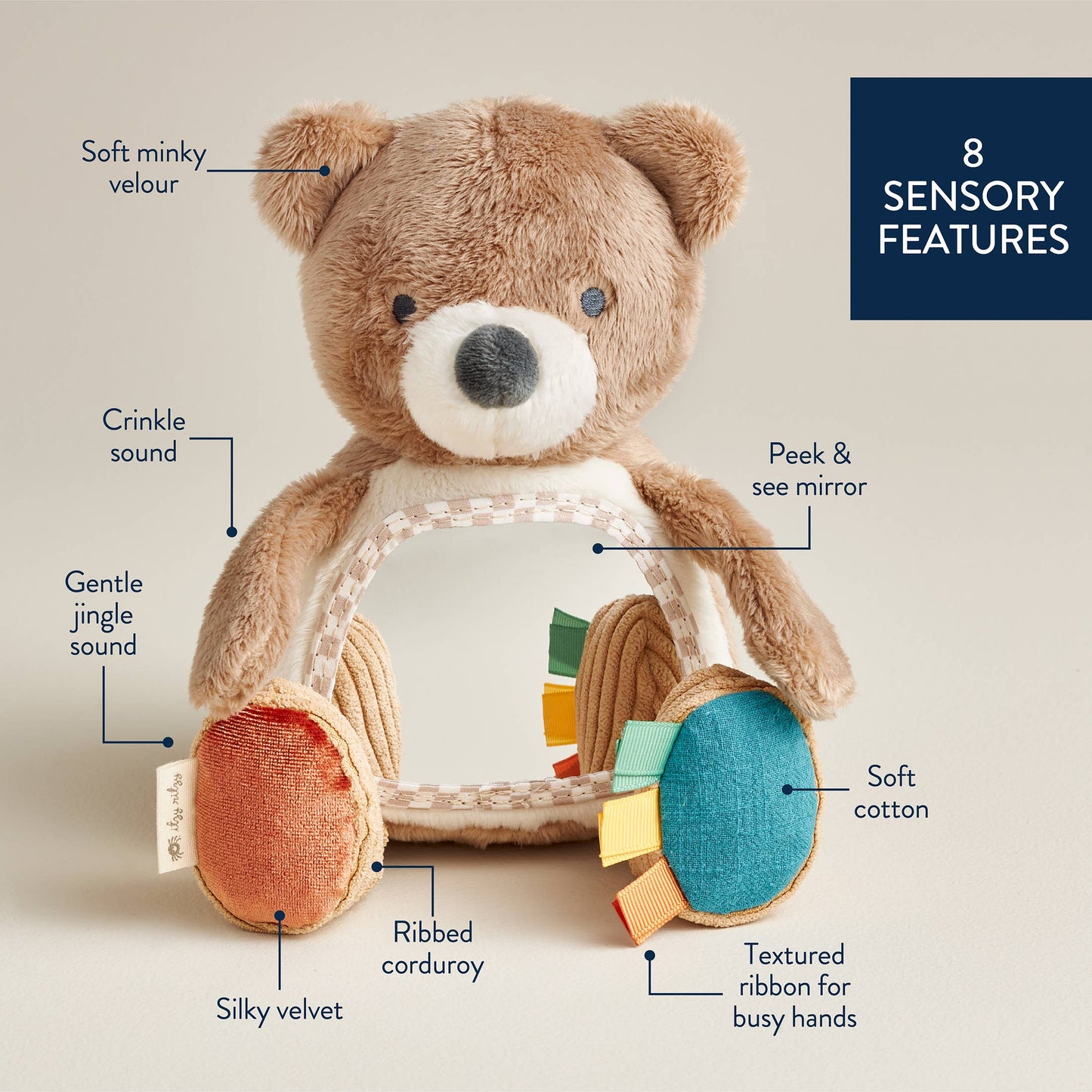 Theo The Bear - Itzy Bitzy Mirror