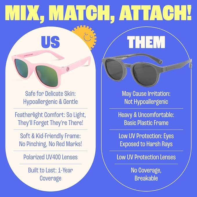 Kids Sunglasses 3-8 Years – Barbie Pink